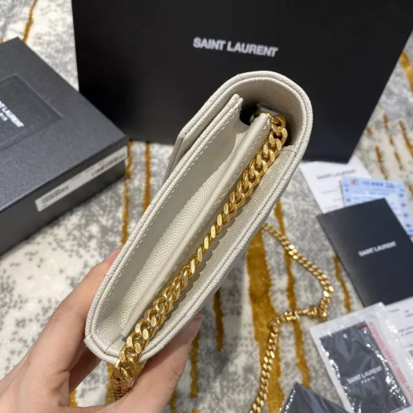 Official First Bag Ru YSL CASSANDRE MATELASSÉ CHAIN WALLET 0116