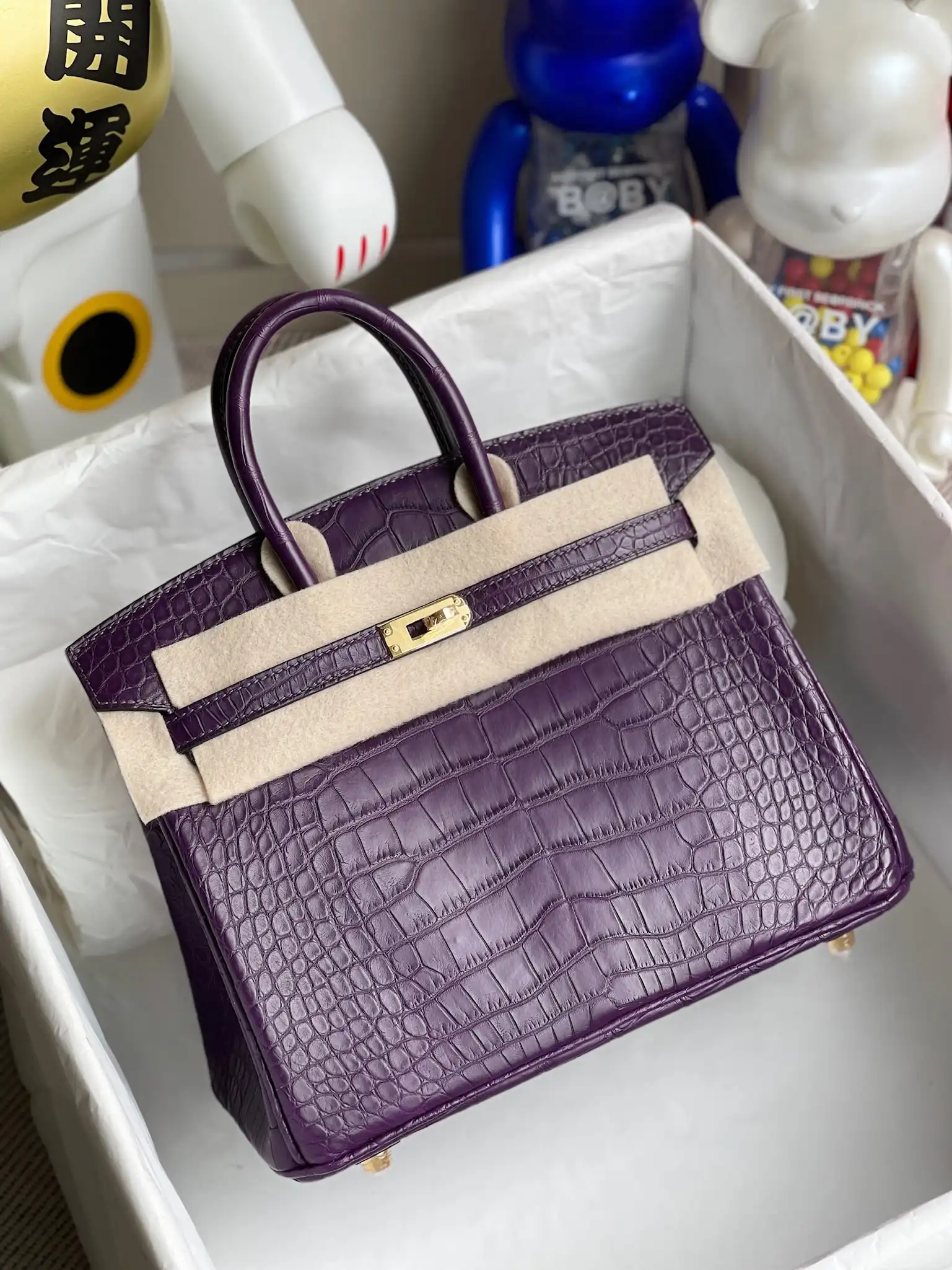 Official First Bag Ru HERMES BIRKIN 25CM HANDMADE 0130