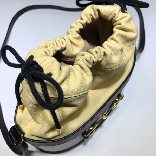 Official First Bag Ru GUCCI 1955 Horsebit bucket bag 0119