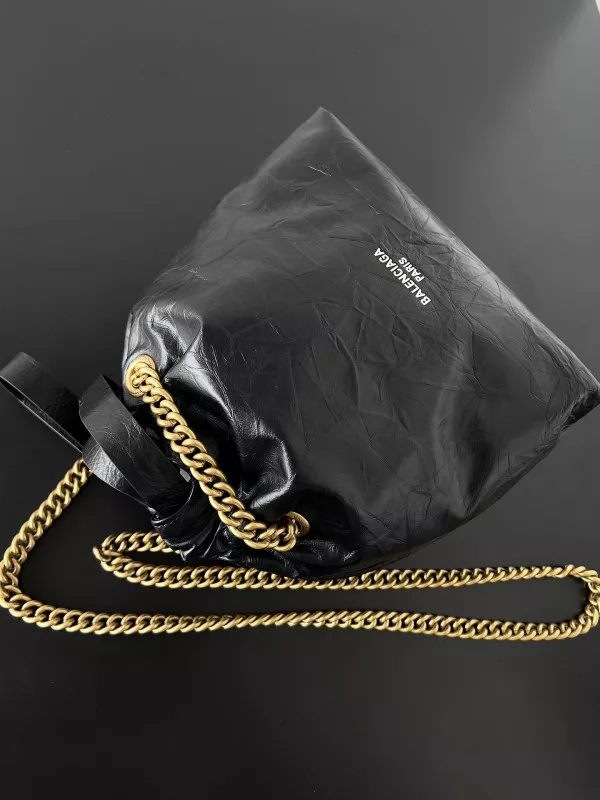 Official First Bag Ru Balenciaga Crush Tote-23.9*25.9*9.9CM 0118