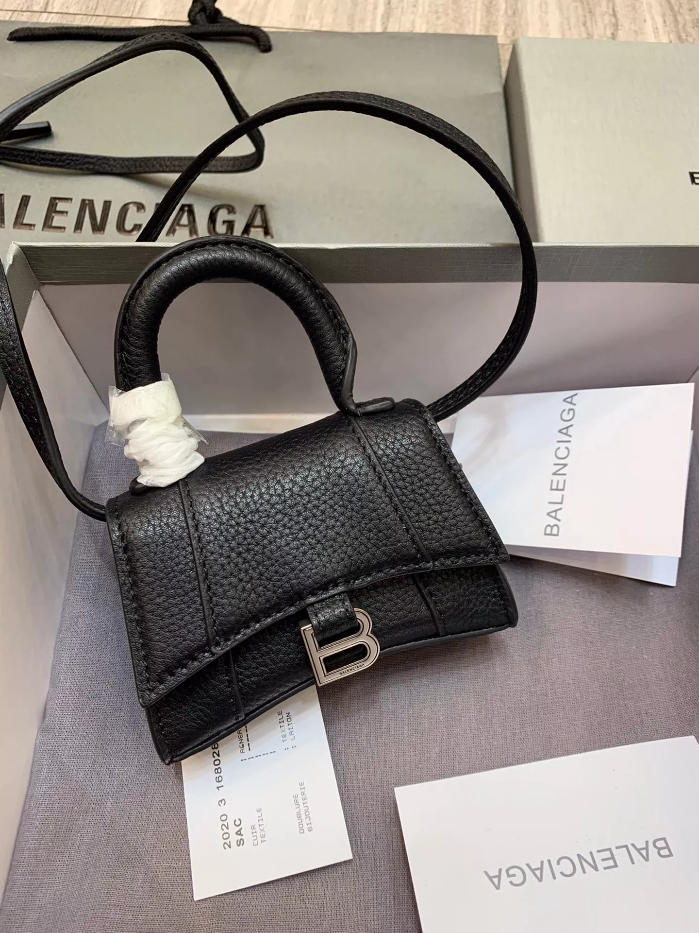 Official First Bag Ru BALENCIAGA HOURGLASS 0118