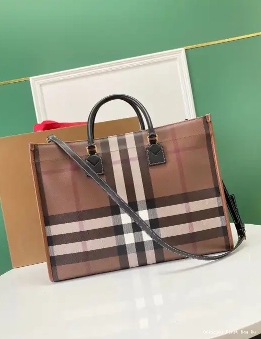 Official FirstBag Ru BURBERRY TOTE Freya MEDIUM 0217