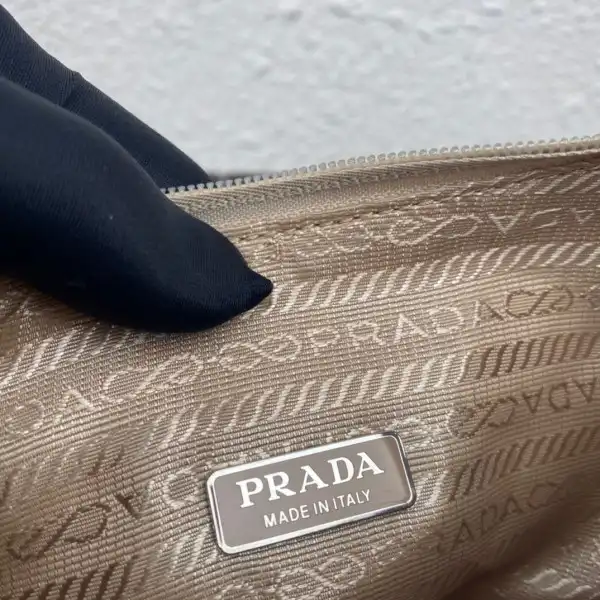 Official First Bag Ru PRADA Satin mini-bag with artificial crystals 0201