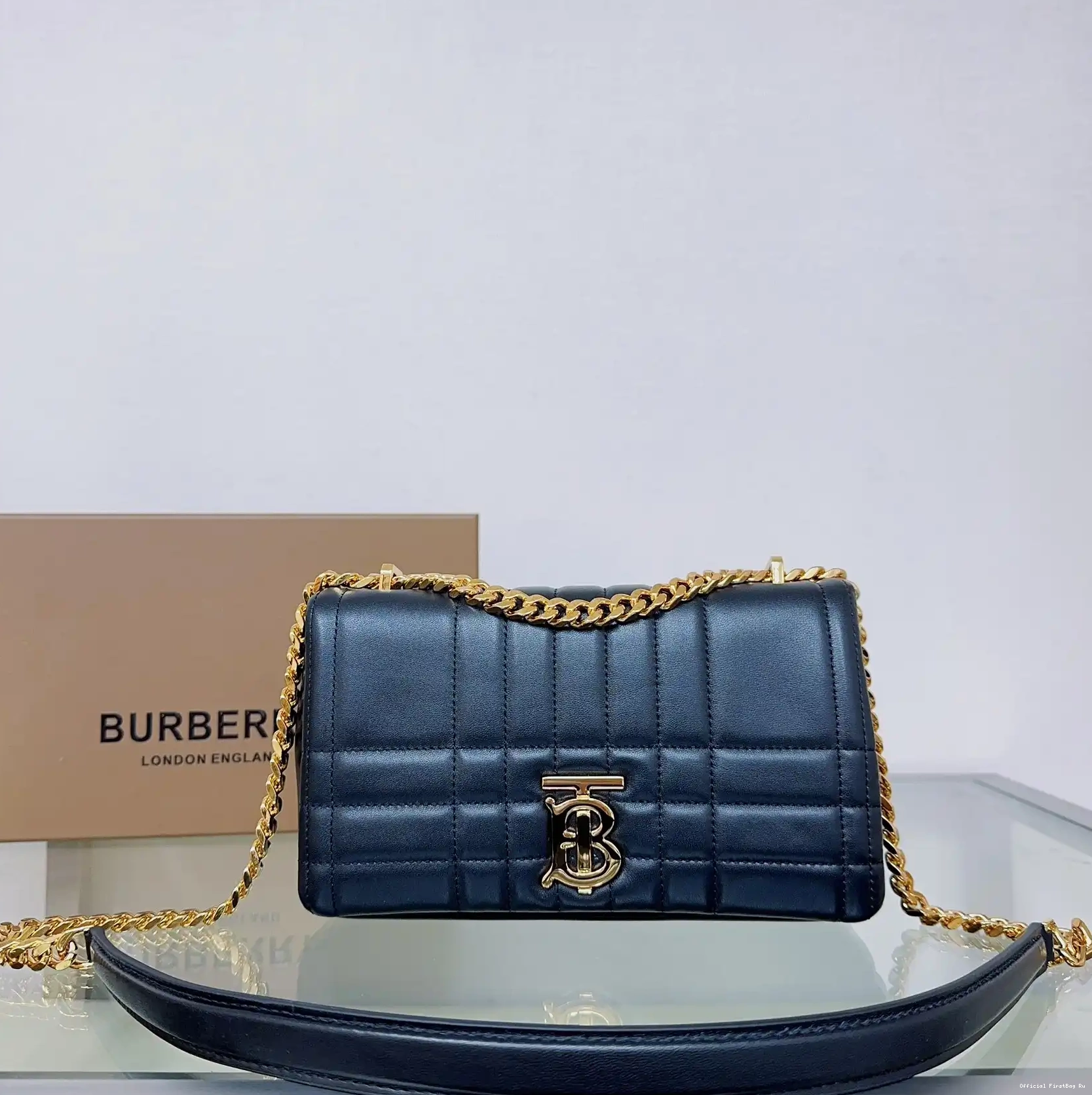 Official First Bag Ru small Bag-23*6*13CM BURBERRY Lola 0214