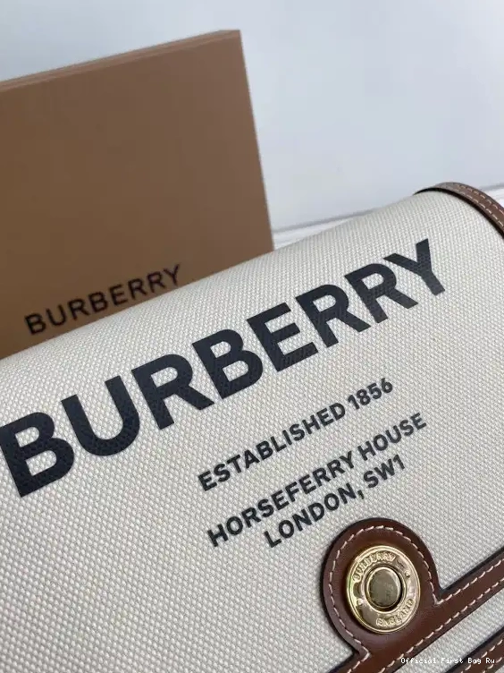 Official First Bag Ru Bag-25-8.5-18cm Crossbody BURBERRY Note 0228