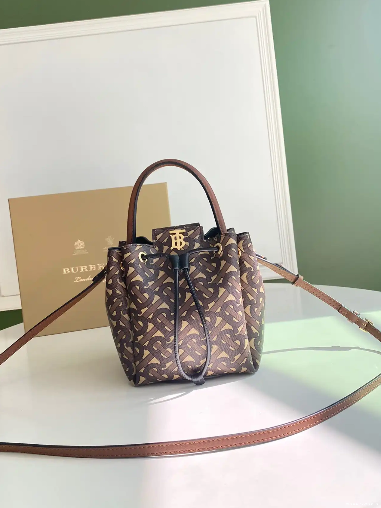 Official First Bag Ru Bucket BURBERRY Bag 0213