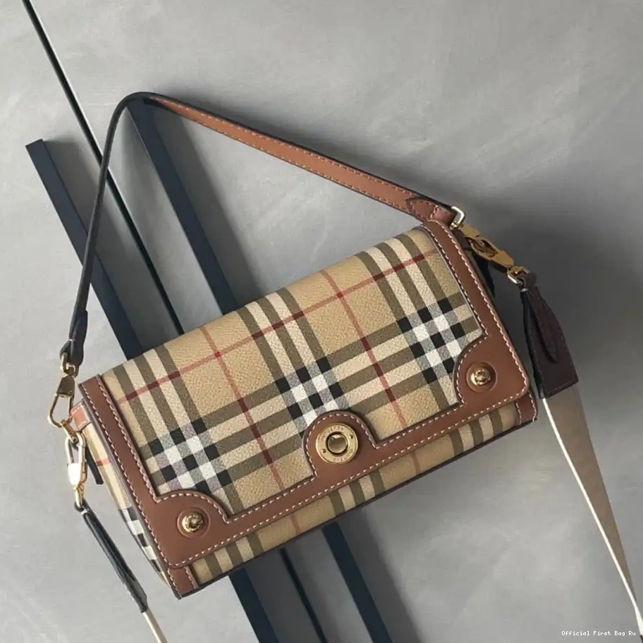 Official FirstBag Ru Note BURBERRY Bag-24*8*14cm Handle Top 0219