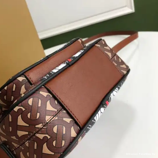 Official FirstBag Ru BURBERRY E-canvas Camera Monogram Stripe Bag 0214