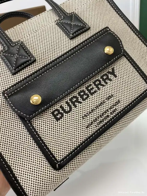 Official FirstBag Ru BURBERRY TOTE Mini Freya 0217