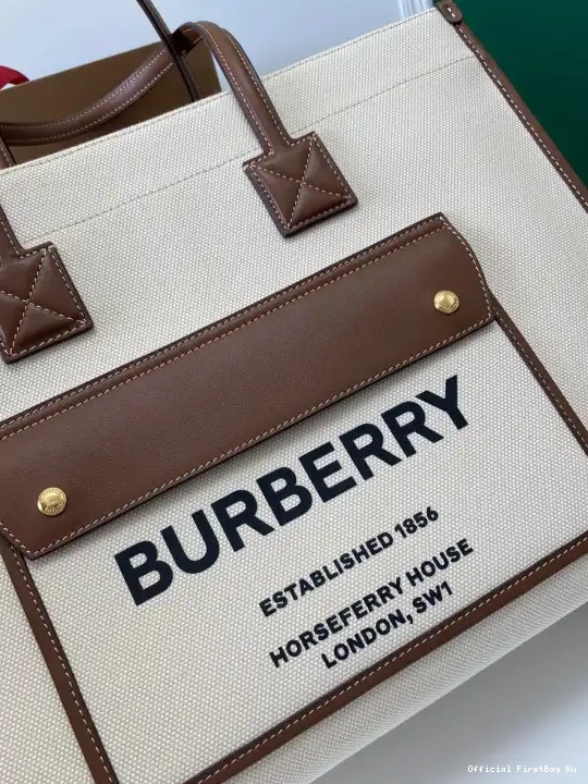 Official First Bag Ru BURBERRY TOTE MEDIUM Freya 0217