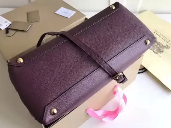 Official FirstBag Ru House Check The Medium Banner in Burberry Leather and 0207