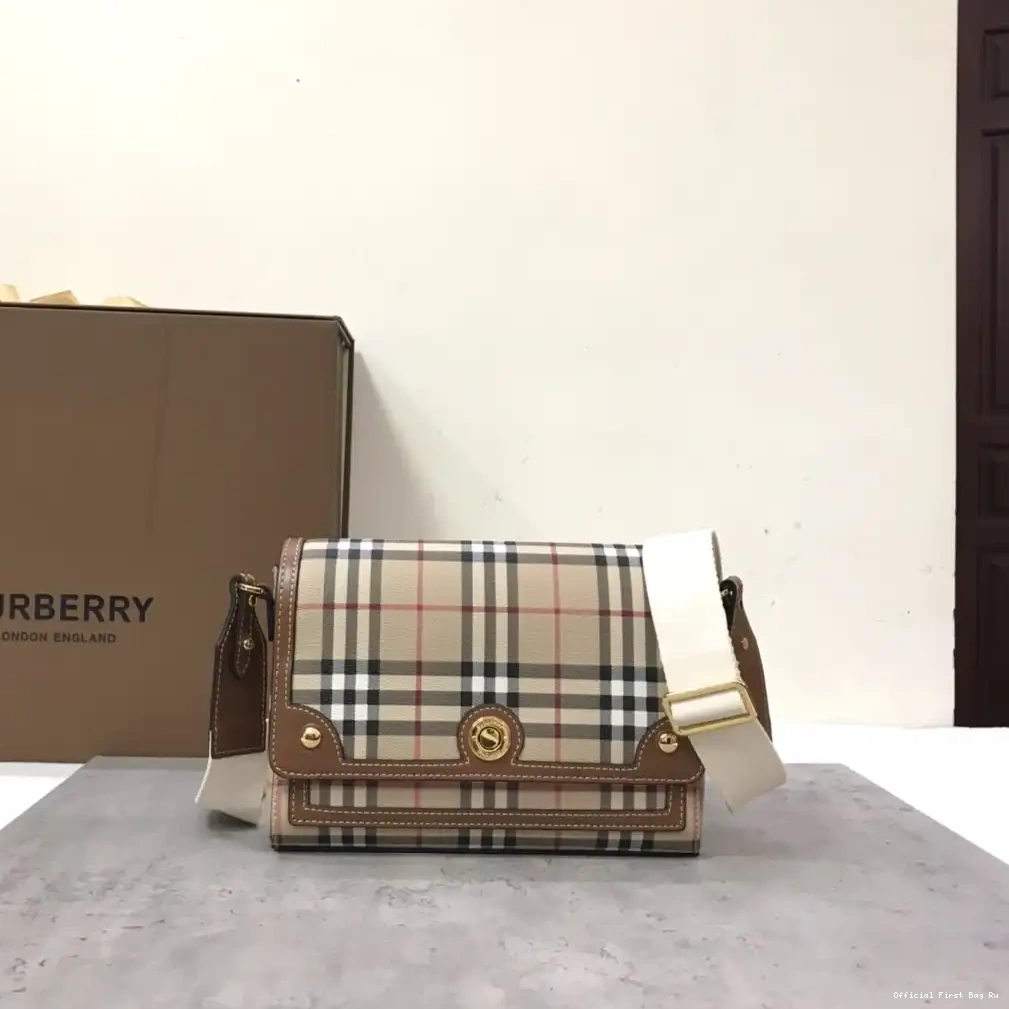 Official FirstBag Ru BURBERRY Bag-25-8.5-18cm Note Crossbody 0211