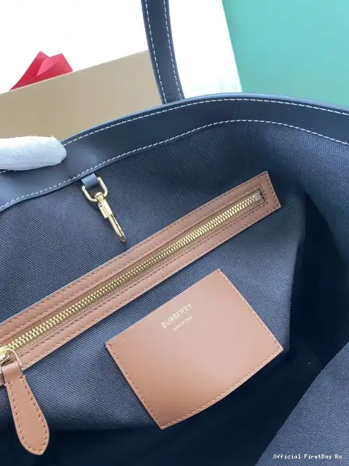 Official FirstBag Ru Leather Tote BURBERRY 0215