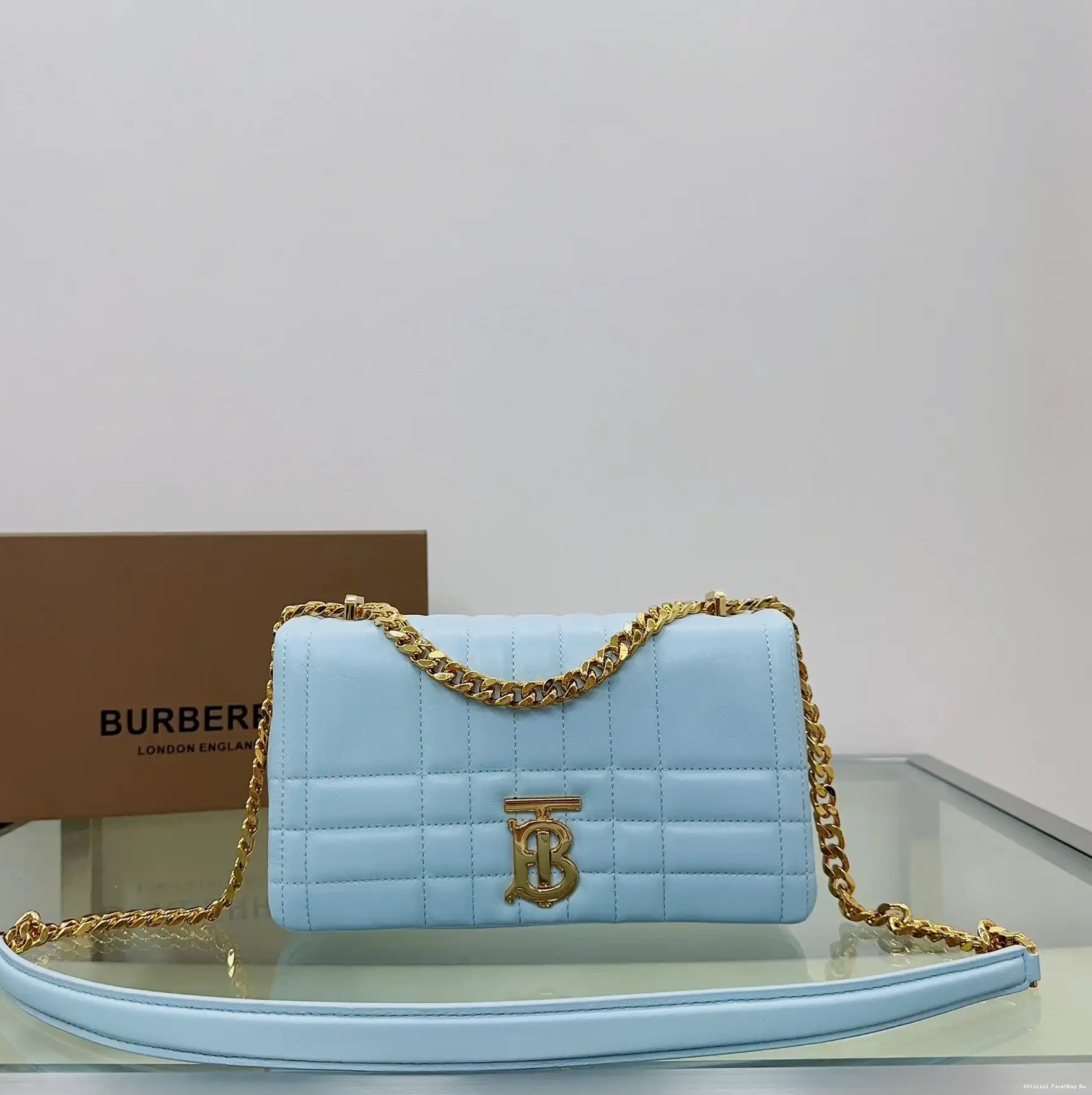 Official FirstBag Ru BURBERRY Bag-23*6*13CM small Lola 0217