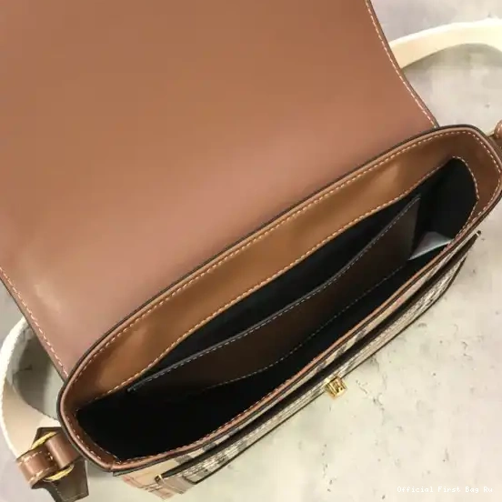 Official FirstBag Ru BURBERRY Bag-25-8.5-18cm Note Crossbody 0211