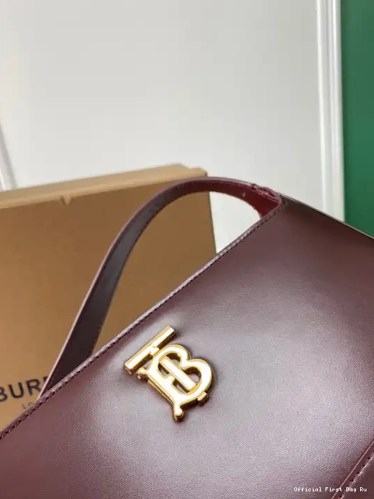 Official First Bag Ru BURBERRY Bag TB Shoulder Leather 0224