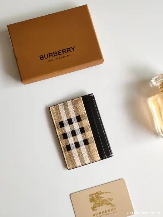 Official First Bag Ru CASE CARD BURBERRY 0228