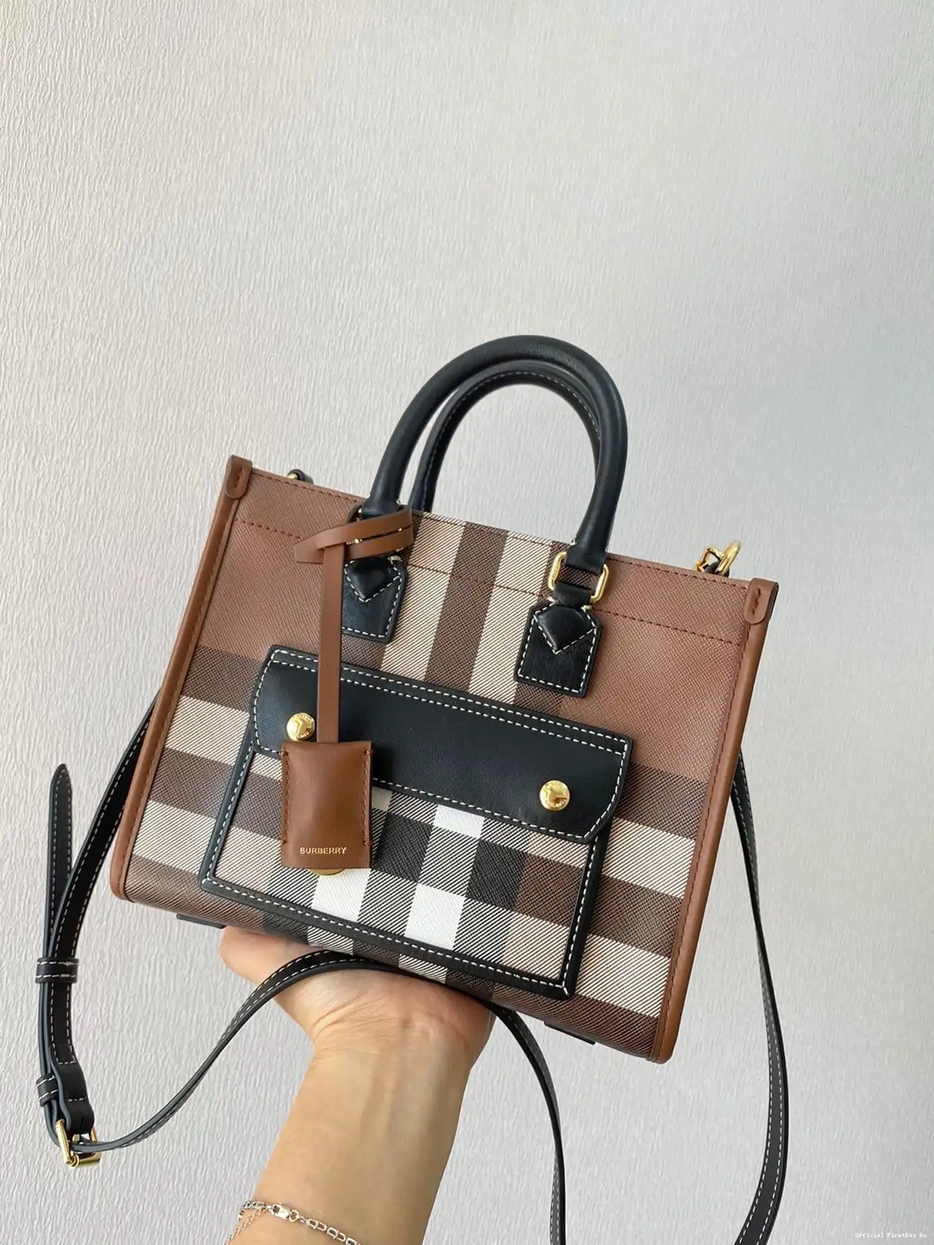 Official FirstBag Ru Freya TOTE Mini BURBERRY 0217