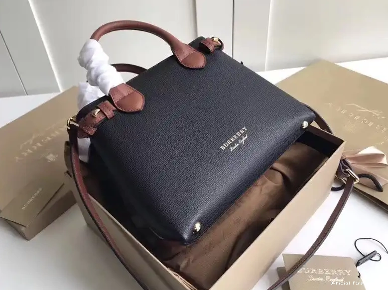 Official First Bag Ru Small Banner House and Leather The in Check Burberry 0224