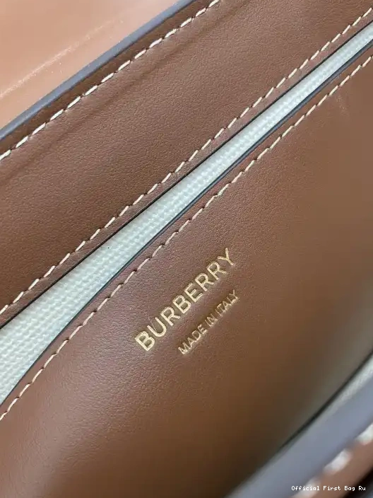 Official FirstBag Ru BURBERRY Note Bag-25-8.5-18cm Crossbody 0218