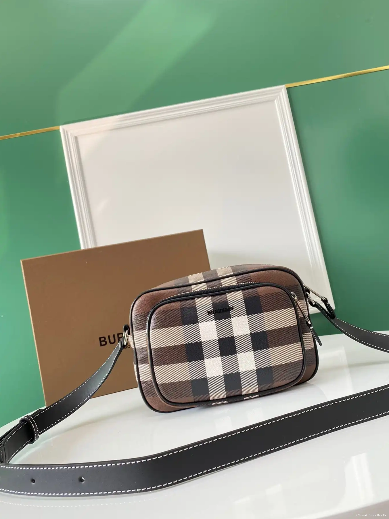 Official First Bag Ru Bag Crossbody Check BURBERRY 0223