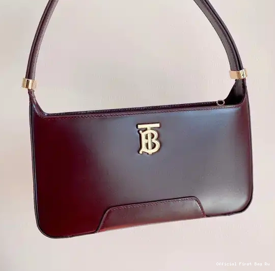 Official First Bag Ru BURBERRY Bag TB Shoulder Leather 0224