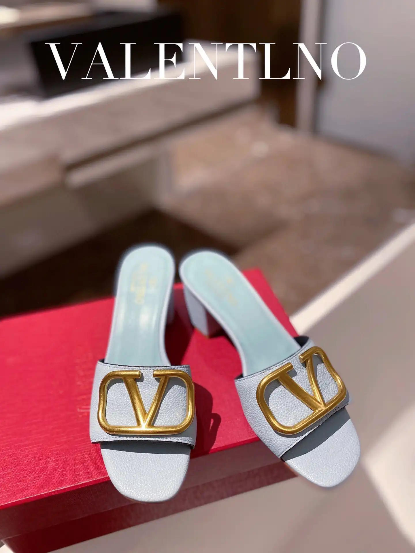 Official FirstBag Ru VALENTINO VLOGO SIGNATURE SLIDE SANDAL 0206