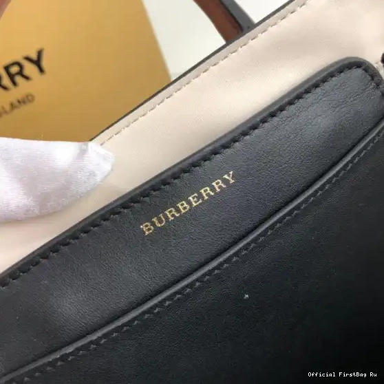 Official First Bag Ru The BURBERRY Vintage Belt Bag Triple Stud Check Mini 0222