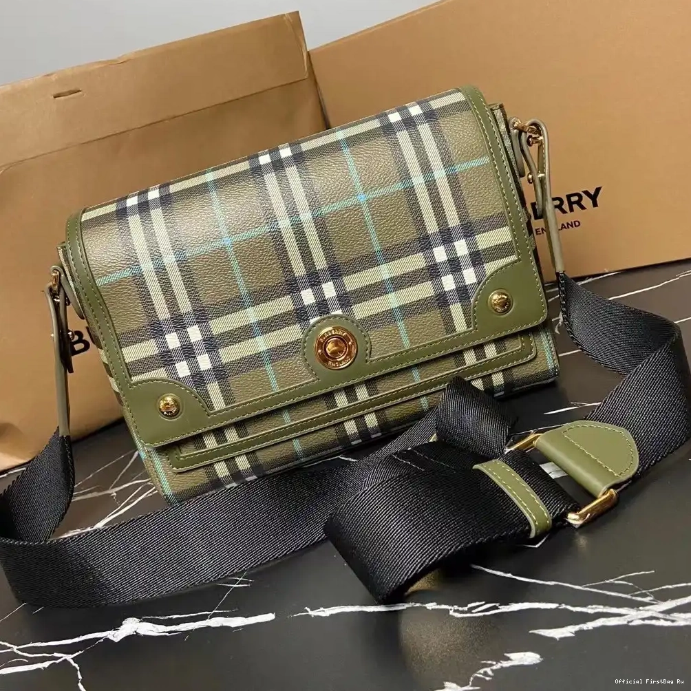 Official First Bag Ru Note BURBERRY Bag-25-8.5-18cm Crossbody 0226