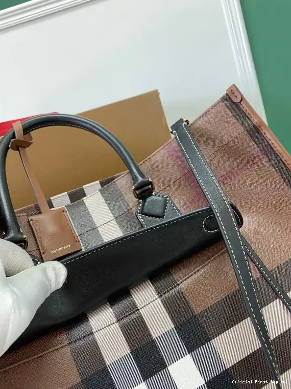 Official FirstBag Ru BURBERRY TOTE Freya MEDIUM 0217