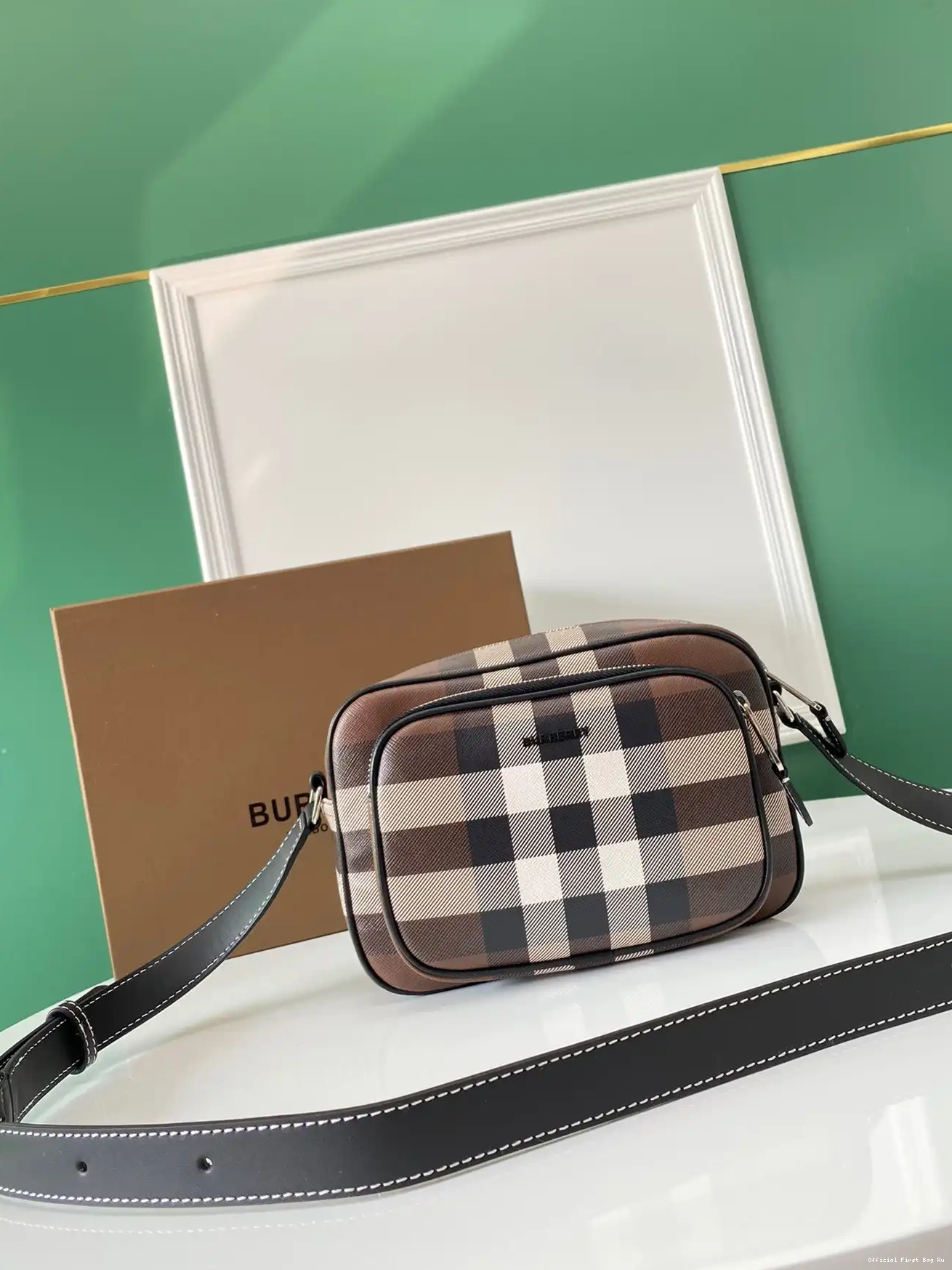 Official First Bag Ru Bag Crossbody Check BURBERRY 0223