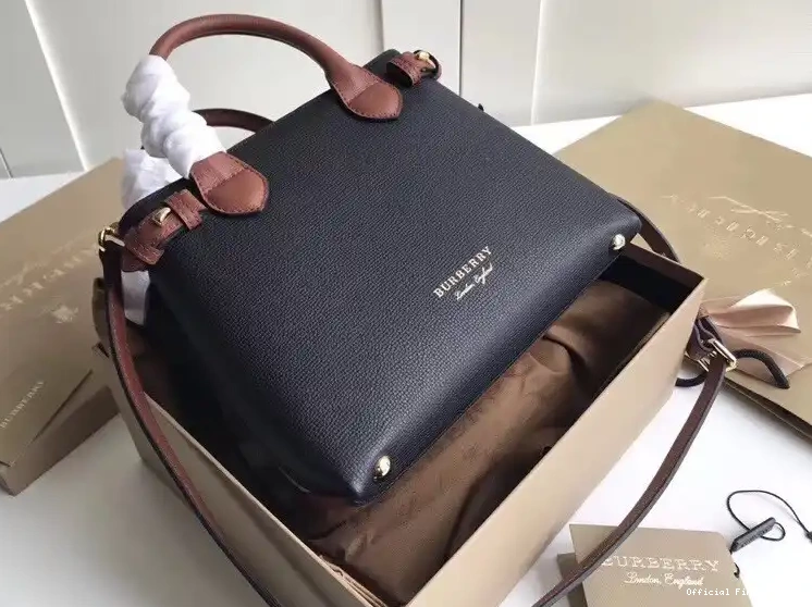 Official First Bag Ru Small Banner House and Leather The in Check Burberry 0224